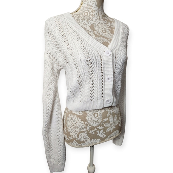 Hollister Easy Cropped Cardigan Size XS - Picture 1 of 8